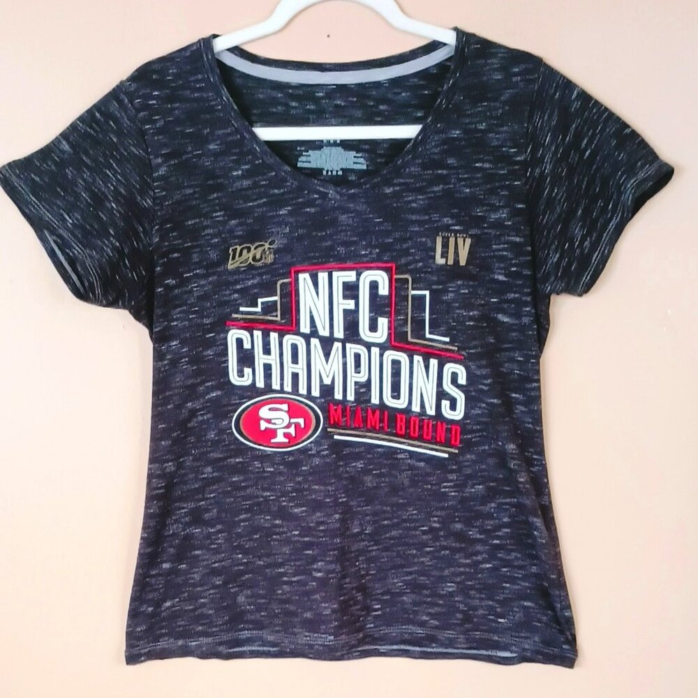 San Francisco 49ers NFC T-shirt M Champions Miami Bound Women's Top